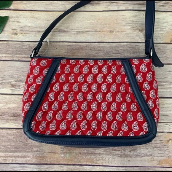 Vera Bradley Bandana Paisley Crossbody Bag - Picture 8 of 10